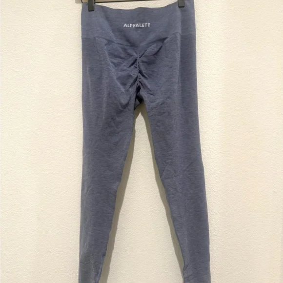 Alphalete Amplify Leggings Heathered Blue Size Large - Picture 5 of 7